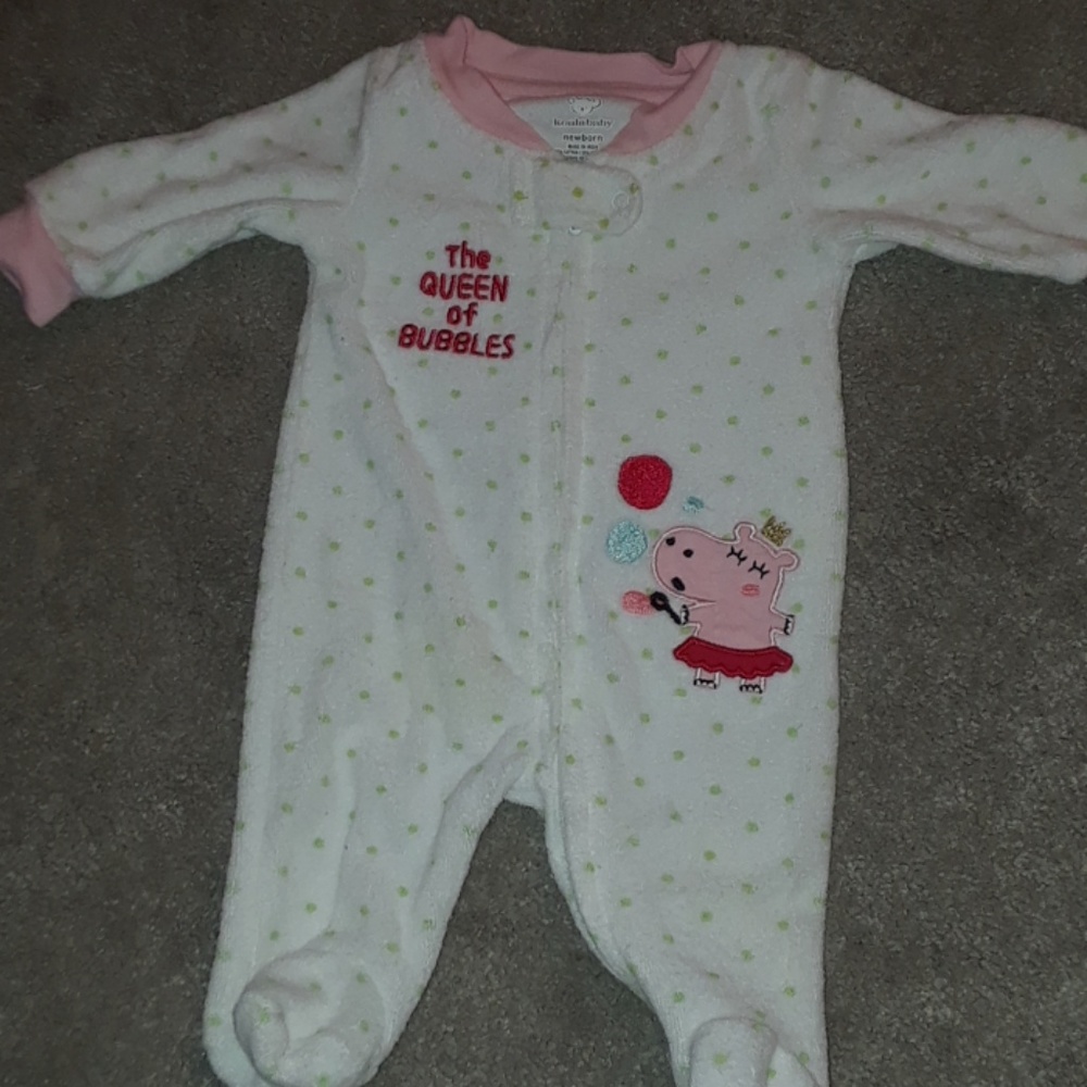 NB Queen of Bubbles Footsie PJ